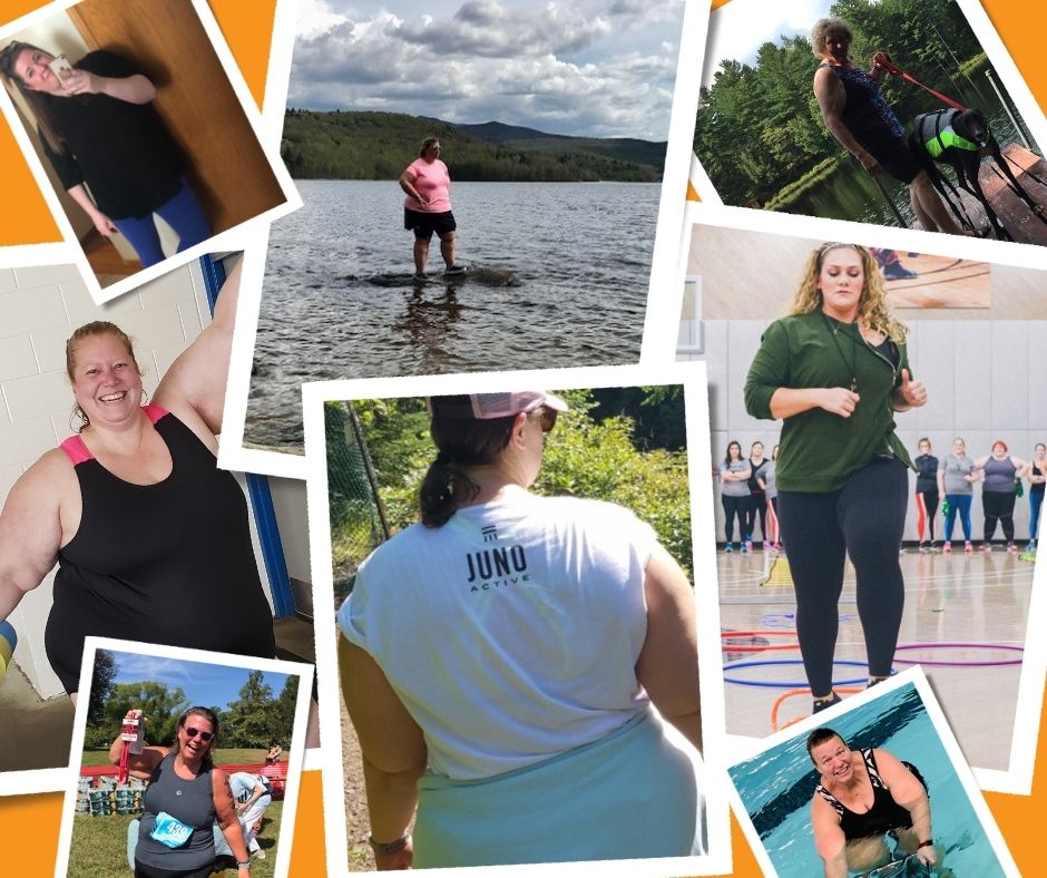 junoactive's tweet photo. 🧡 We applaud and support plus size women EVERY day through our mission of empowering plus size women to define their Active. Life. Style. 🧡
.
#plussizeappreciationday #plussizehiker #plussizerunners #plussizeswimmer #PlusSizepaddler #plussizeyoga #plussizefitness #JunoActive https://t.co/8O0euf8iUR