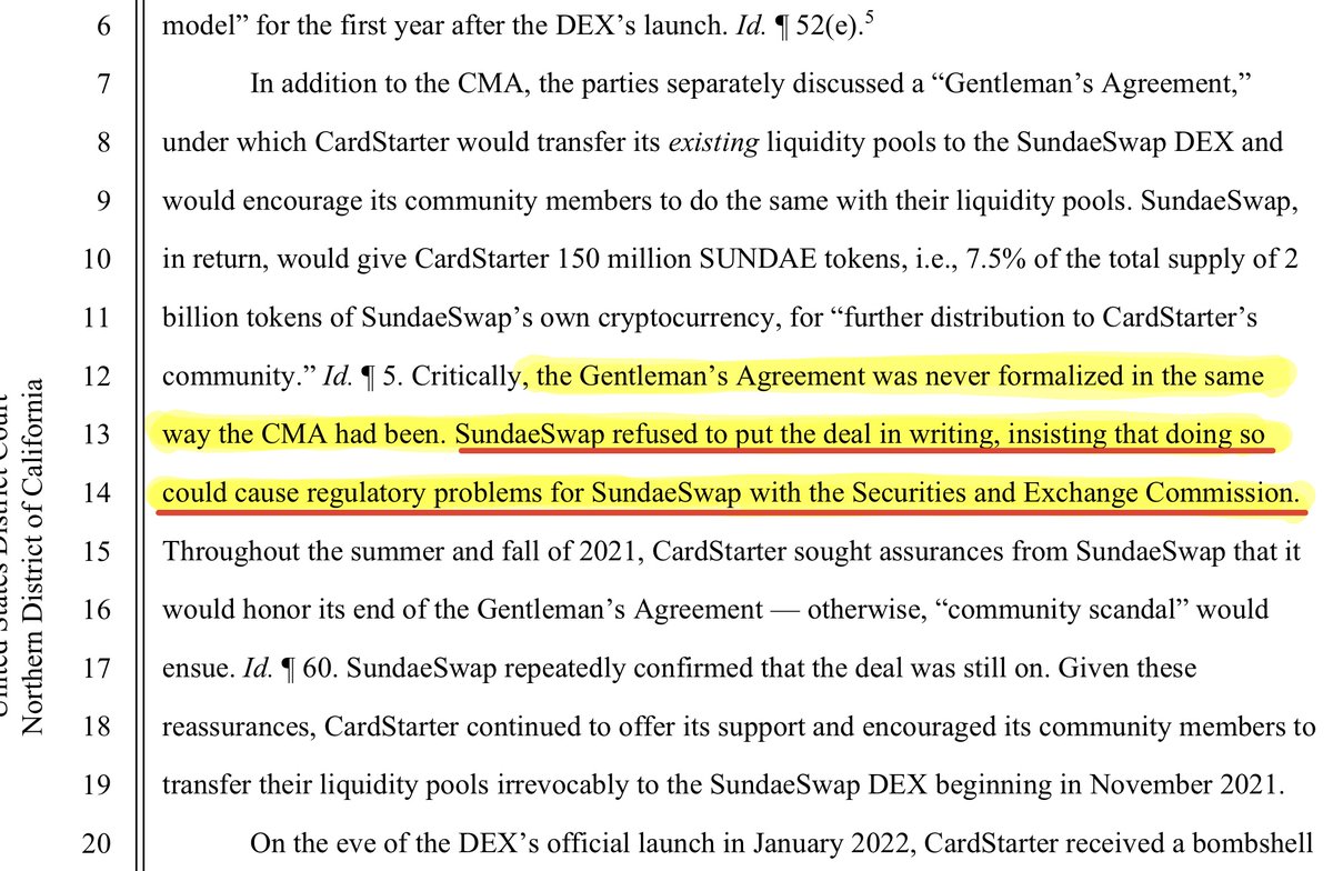 @sundaeswap tried to do a tricky. 🤣
Is the <a href="/SEC/">Southeastern Conference</a> still interested in pursuing crypto frauds? We have some targets for you Gary.
