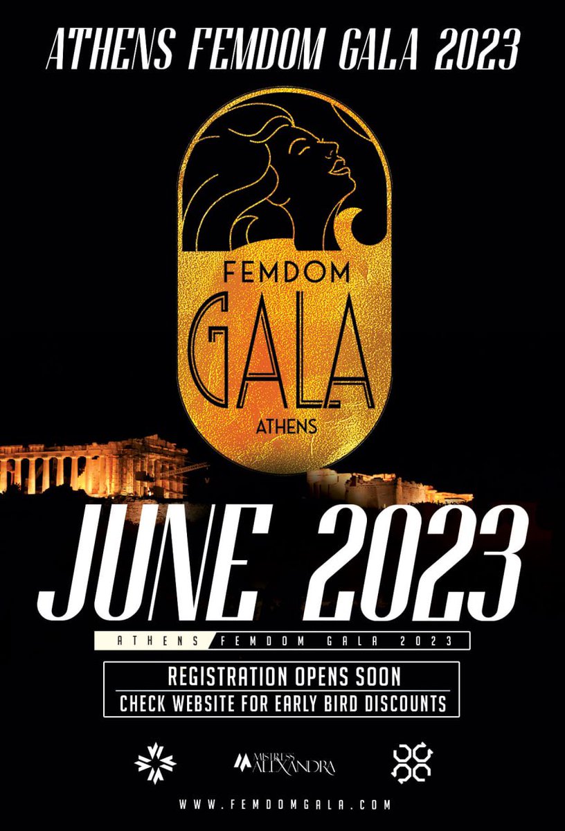 2023 brings Us Athens FemDom Gala  !!!!!

Celebrating female domination, fetish, kink from June 2nd to 4th

The Organisers 
<a href="/mistresstess1/">Miss Tess</a> 
<a href="/ArianaChevalier/">Queen Ariana Chevalier</a> 
<a href="/DominaSnow/">Alexandra Snow</a>
 <a href="/ElenaDeLuca/">Ms. Elena De Luca</a> 
<a href="/chicagomistress/">Chicago Miss Simone - Chi & StL</a> 
<a href="/ServeAlexandra/">♀️Mistress Alexandra Balance♀️🔞</a> 

Book at Femdomgala.com

10% discount until 10/31