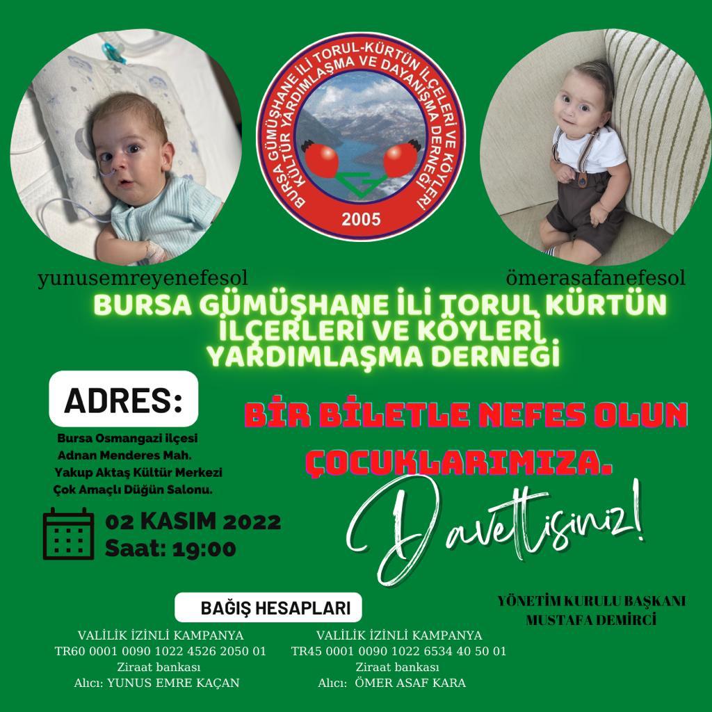 Sürpriz sanatçılarımızın sahne alacağı bir eğlenceyi bebeklerimizin adına düzenleyeceği için Mustafa Demirci Başkanımıza ve İbrahim Hakkı Öztürk ağabeyimize teşekkür ederiz.