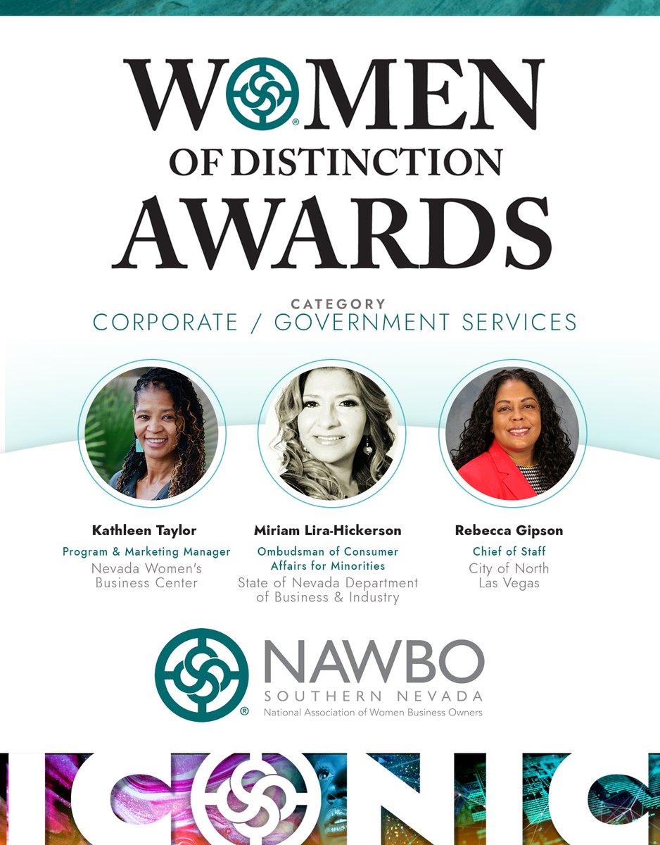 NevadaDBI's tweet photo. 🎉Congratulations to B&amp;I's Ombudsman of Consumer Affairs for Minorities @HickersonMiriam for being named as a finalist for the NAWBO Women of Distinction Awards in the corporate/government services category! https://t.co/4ravOHIqVJ
