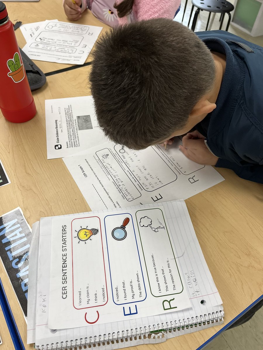 Ss are working so hard writing their very first scientific explanation (CER). How does a lion’s internal and external structures help it catch it’s prey? #wdsd7 <a href="/STEMscopes/">STEMscopes</a>