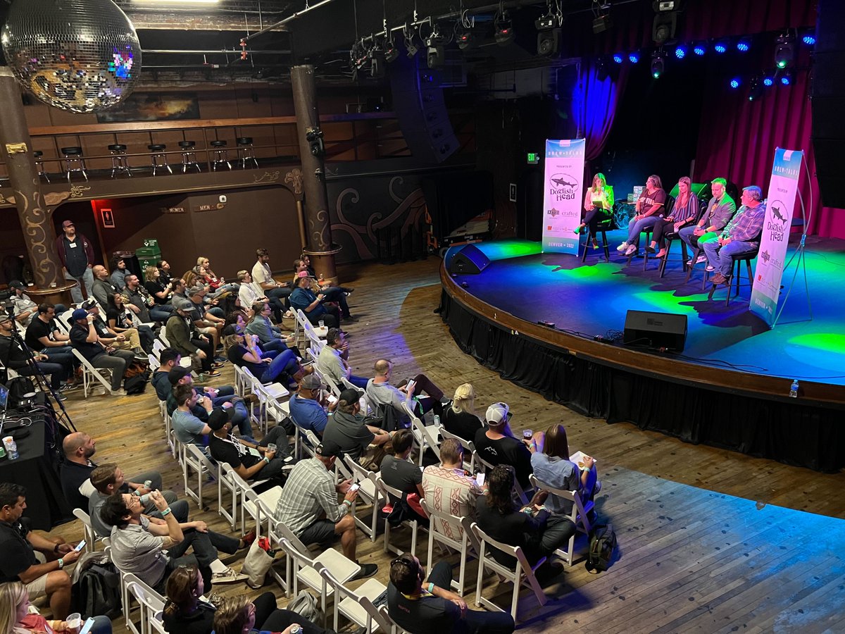 Brewbound's tweet image. @JessicaInfante is chatting with leaders from Atrevida Beer Co., @dogfishbeer, @SierraNevada &amp;amp; @3TierBeverages about innovation beyond the IPA.

Tune in: brewbound.com/livestream/bre…

#brewtalks #beerindustry #craftbeer #beerbusiness
