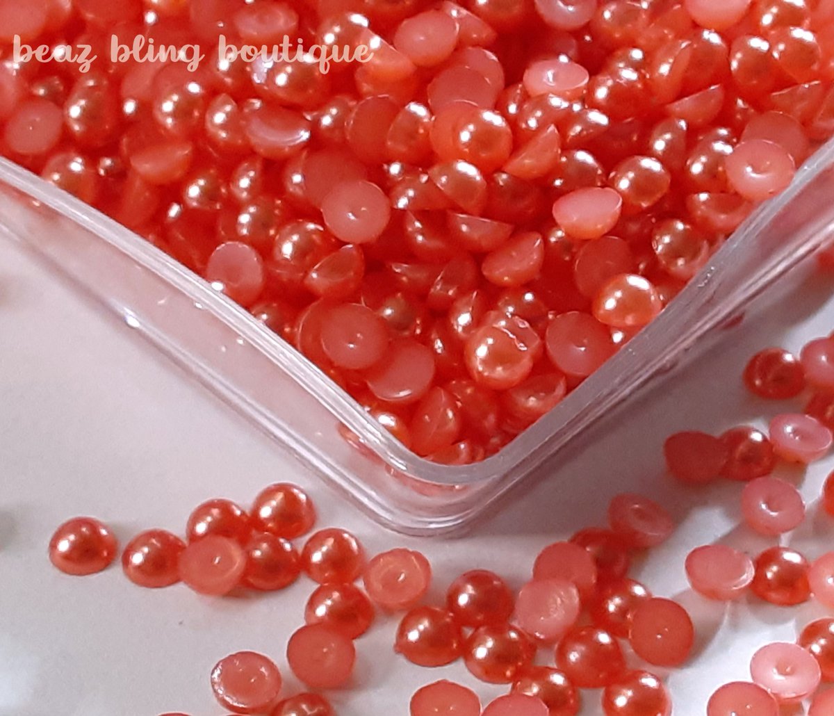 beazboutique's tweet photo. Excited to share the latest addition to my #etsy shop: ABS Half Round Flat Back 2MM - 6MM Cherry Pink Faux Pearls For Craft Embellishment * Nail Art * DIY Deco * PICk A sIZE https://t.co/1T21uoxwKK #cherryhalfpearls #ab pearls #blingpearls #abflatbackpearls #pearls https://t.co/NyY558XLi8