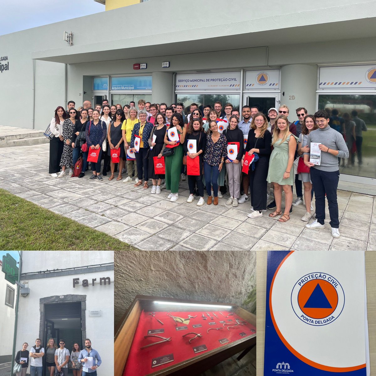 [Carnet de voyage - Jour 3]

Nous avons eu le plaisir de rencontrer les équipes de la Protection civile de la ville de Ponta Delgada. 

Nous avons ensuite consacré l’après-midi à différentes visites culturelles et aux tests de dépistage Covid requis pour la visite de l’hôpital.