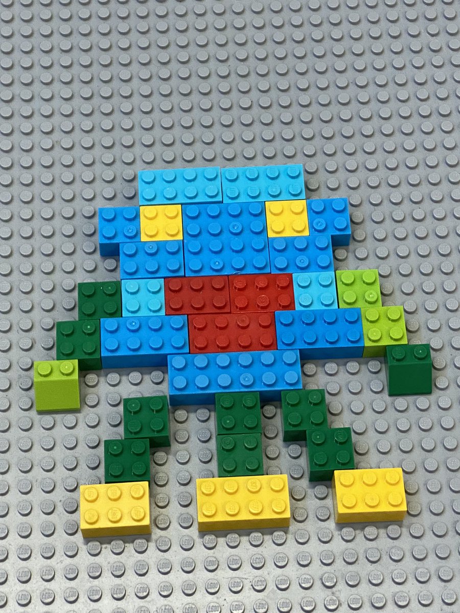 alangfor01's tweet photo. Monster Makerspacing at LT. We used a variety of mediums to create monster art #Litezilla #PixBrix #Lego #LiteBrite https://t.co/vJ0KaxMJXb