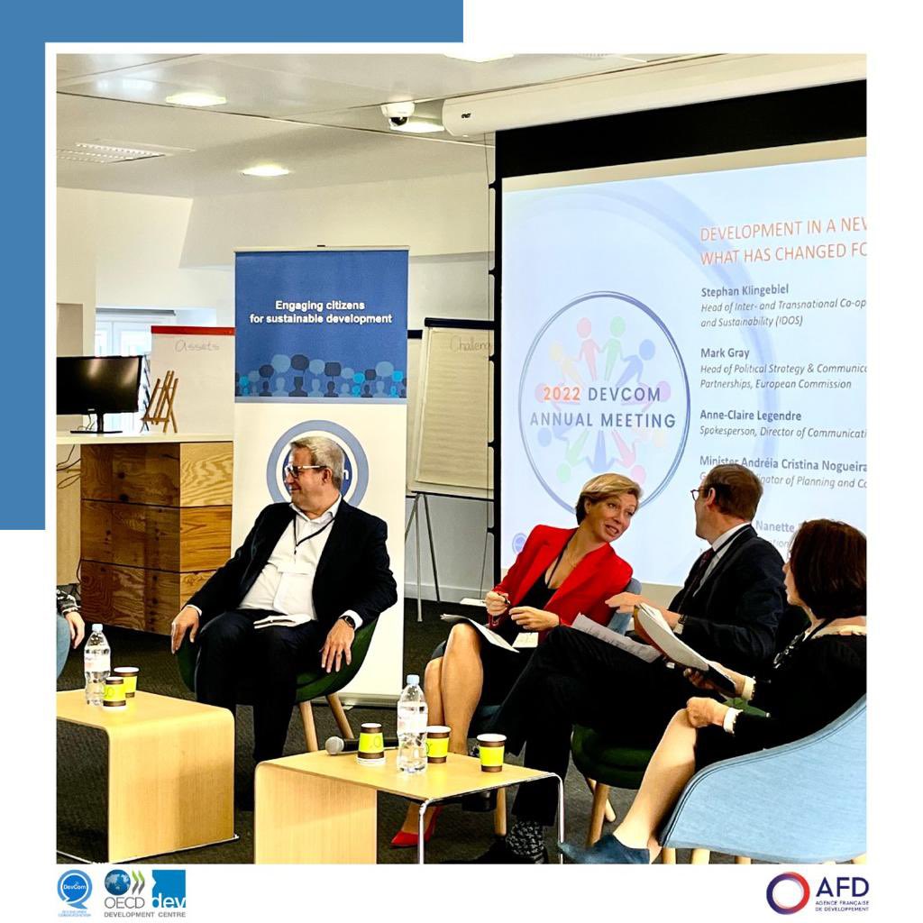 matschneider's tweet photo. At last! After 3 long years behind our screens, the @OECDdev #Devcom network gathers again in Paris @AFD_France! Thank you @REArnadottir @AClaireLegendre @RiouxRemy @MarkGrayEU @St_Klingebiel @J_A_Hudson for your wise and/or provocative insights on #development communication✨ https://t.co/0fofwr7VQG