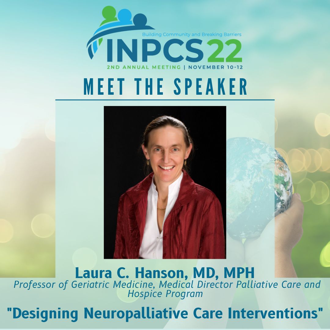 How do you think palliative care needs to change to be relevant to people with neurologic diseases? Join us at INPCS22 to hear Laura C. Hanson’s presentation! Have you registered yet? More information: inpcs.org/inpcs22 #inpcs22 #medtwitter #neurotwitter