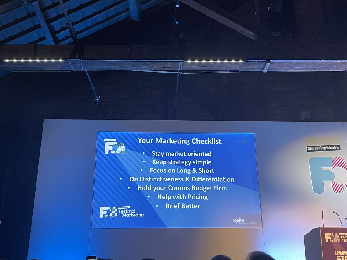 CoolHuntingNews's tweet photo. Made it down to @FestofMarketing today. Great sessions and a super insightful keynote by @markritson talking about marketing orientation and what really matters in marketing #FoM22 https://t.co/f7RzVL8kAN