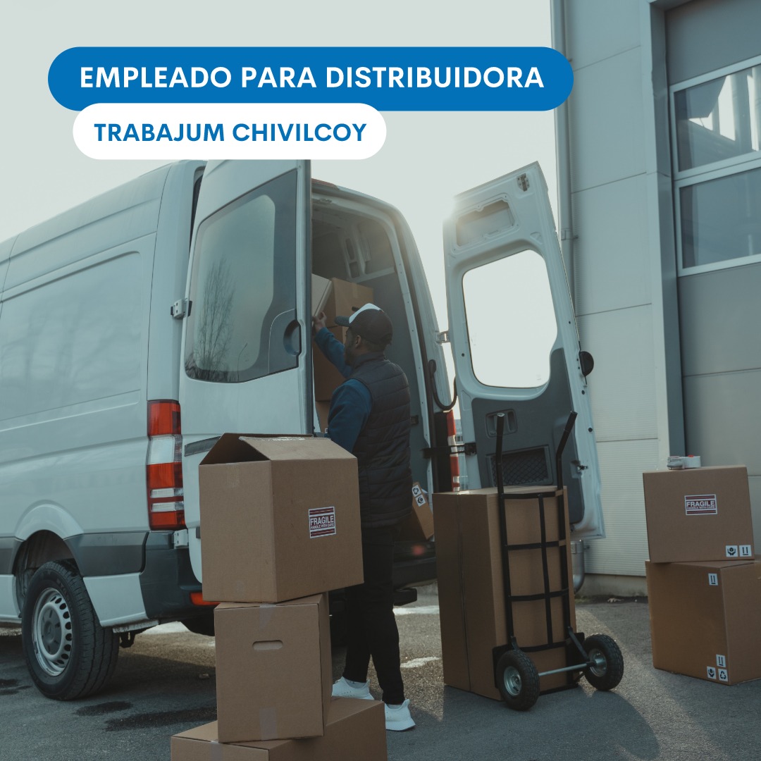 📣 Se busca empleado para distribuidora!

📃 Requisito:

- Licencia de conducir.

🛠 Tareas a realizar: 

- Armado de pedidos.

- Atención al público.

- Carga y descarga de mercadería.

🕑 Horario: 

De lunes a viernes full time.

📍Contacto:

trabajum.com.ar/empleado-para-…