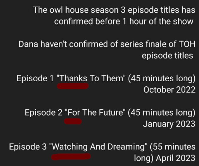 Kay ⚔️ on X: The Owl House's thanks for watching message for season 3,  I'm crying 😭  / X