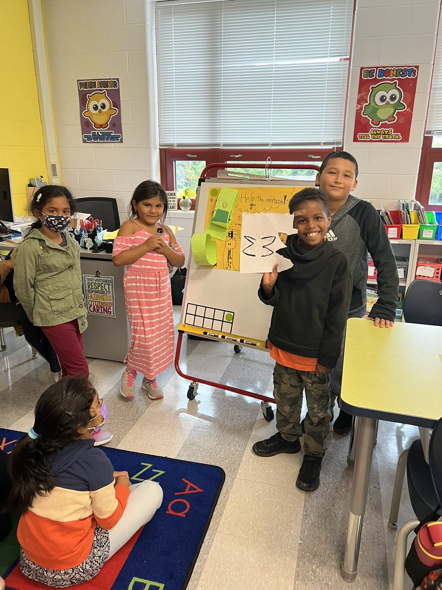Mariner2nd's tweet photo. Finishing our unit on monarch butterflies with a group project to teach our community how to help monarchs! 🦋🐛🤗 https://t.co/hqHWgD4gaJ