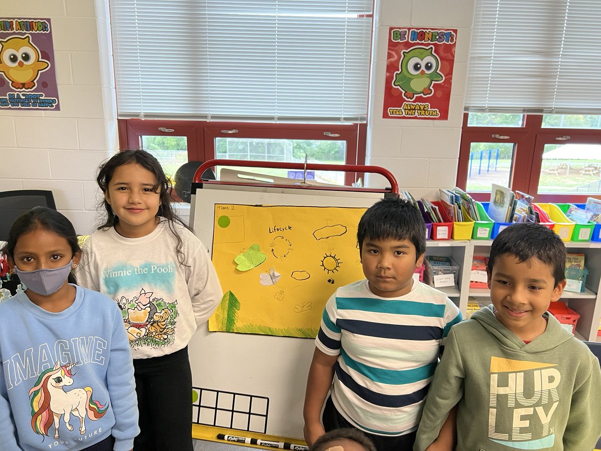 Mariner2nd's tweet photo. Finishing our unit on monarch butterflies with a group project to teach our community how to help monarchs! 🦋🐛🤗 https://t.co/hqHWgD4gaJ