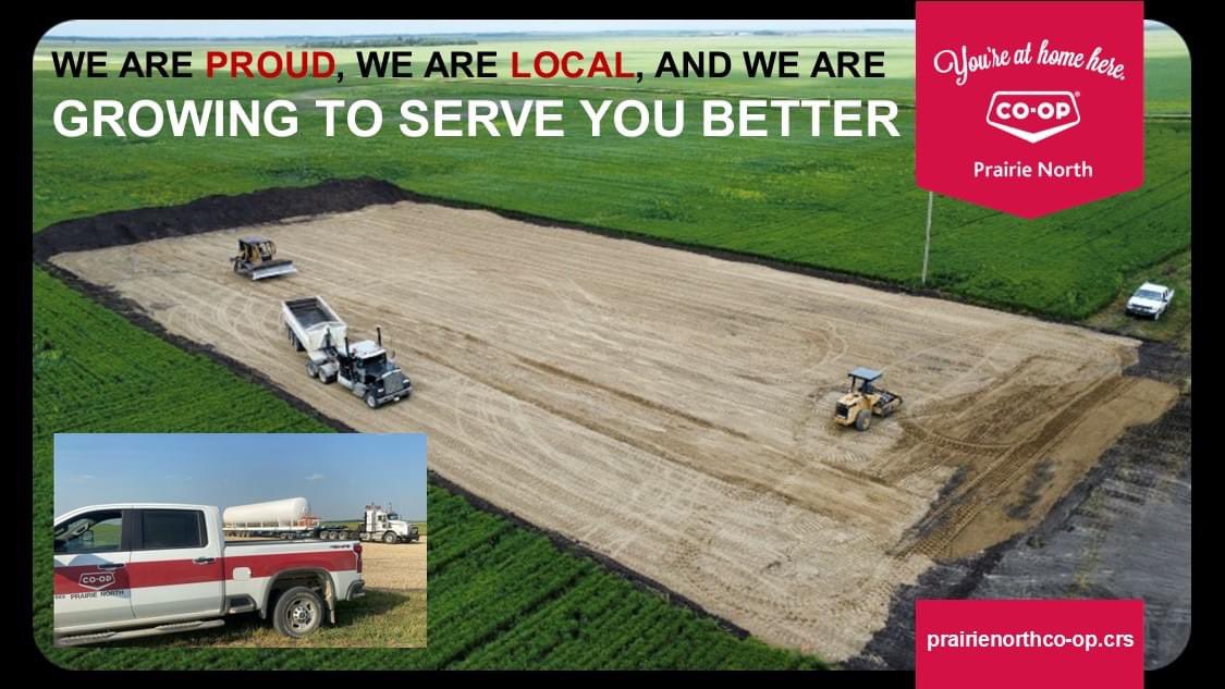 PrairieNCoopAG's tweet photo. At Prairie North Co-op we have invested in our ag facilities and our team to make sure that you have the equipment, knowledge, product, and services that you need.
Pictured: Construction of new NH3 Bullet North of Ethelton, SK #RootedInAgriculture #GrownWithPurpose #WeAreCoop https://t.co/DTOojFzEsR