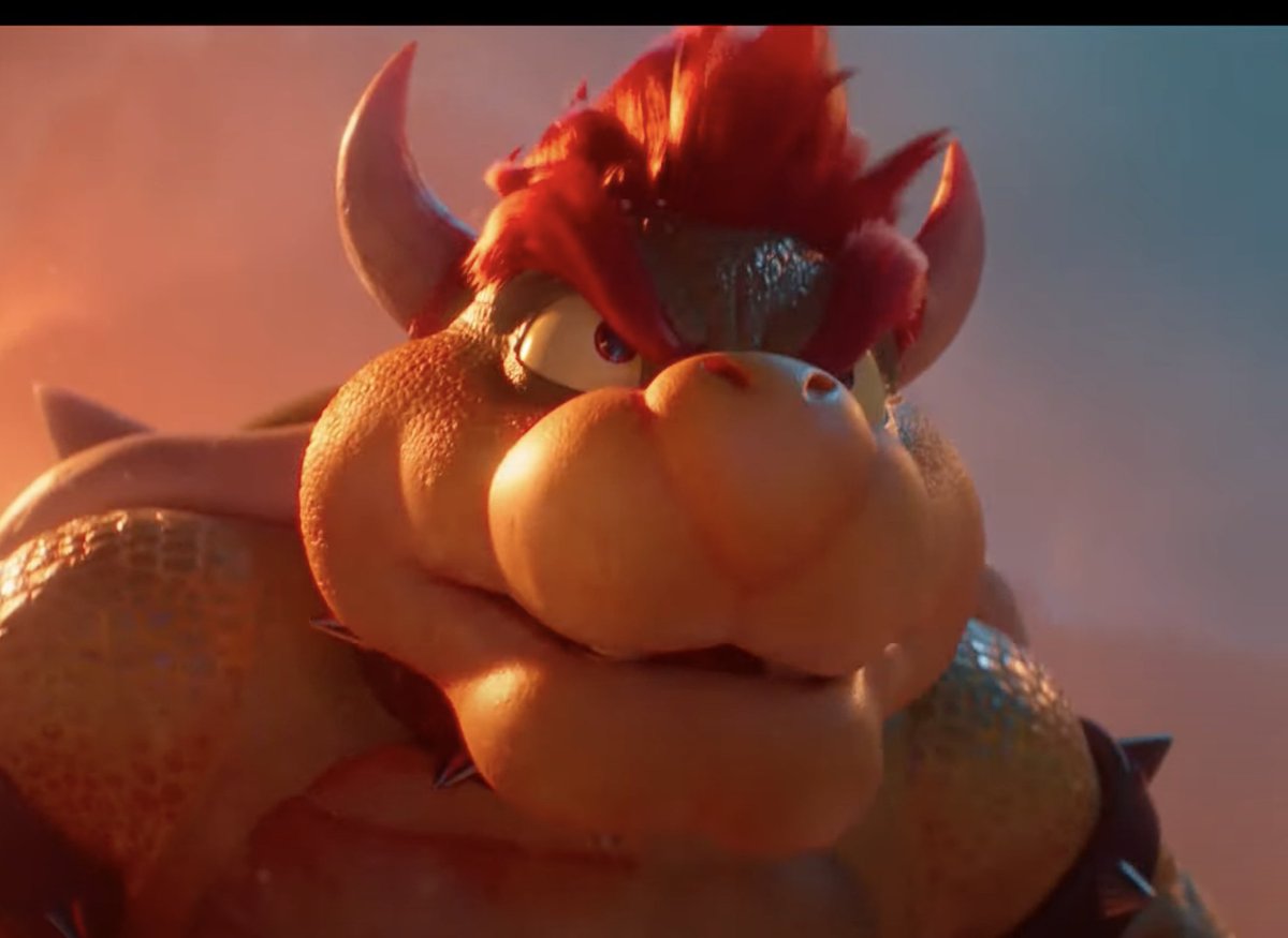 Sharkuli's tweet photo. I personally enjoyed the trailer and just ah Bowser is great he's my fave. An absolute goofy cutie. https://t.co/kbzSSwtD4X
