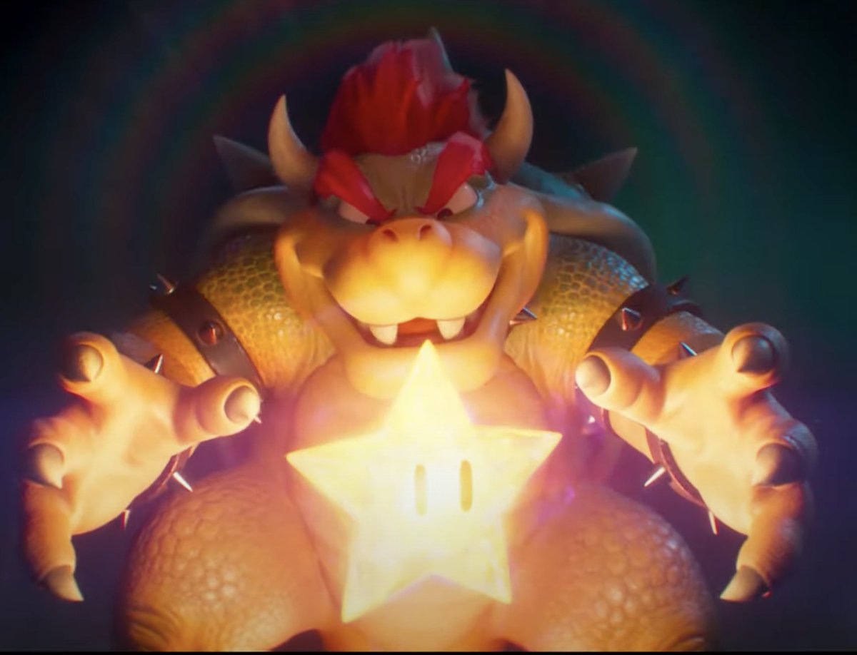 Sharkuli's tweet photo. I personally enjoyed the trailer and just ah Bowser is great he's my fave. An absolute goofy cutie. https://t.co/kbzSSwtD4X