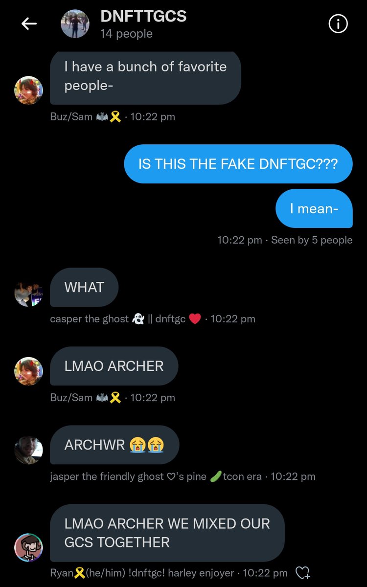 An4rchyTheGod's tweet photo. I am in two DNFTGCs now
This is awesome https://t.co/BYeHNA9yjT