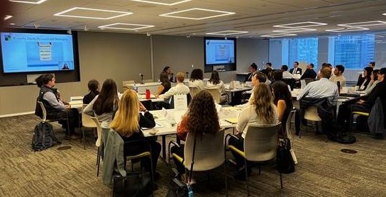 SRZLawFirm's tweet photo. A week after their arrival, the SRZ Class of 2022 continues to bring their dynamic energy to the firm and is off to a great start in transitioning to their first year of practice! Learn about associate life at SRZ: https://t.co/Y8JH2tEmXL
#FallAssociates https://t.co/Xc9rAY35gD