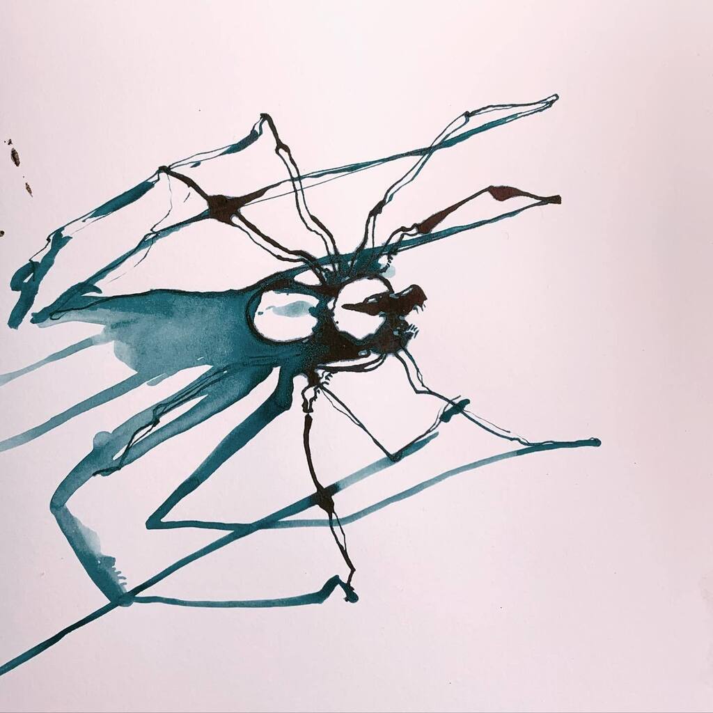 Todays quick doodle, inspired by @thepatternsocial 

#DrawYourNemesis is today’s prompt for the #sketchbookchallenge ! 🕷 I have improved on my fear on spiders but living in a old house means it’s a constant battle 😵😅🖤

I’m trying not to think too muc… instagr.am/p/CjYo67rMvqG/