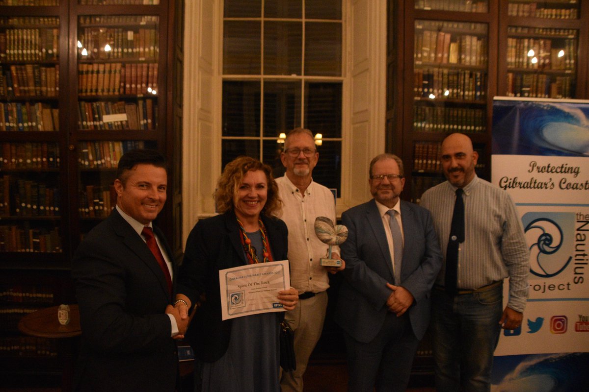 NautilusGib's tweet photo. 4th #GibraltarSustainableAwards in collab with @GibraltarGFSB
Themed #ConserveWhatOurChildrenDeserve celebrating #EnergyEfficiency Day to the stunning backdrop of the @GibGarrisonLib
Congrats @SpiritoftheR
The Green Product Award
#Campion #LivingGreen #Gibraltar #MadeLocally https://t.co/A6mGyLtMOO