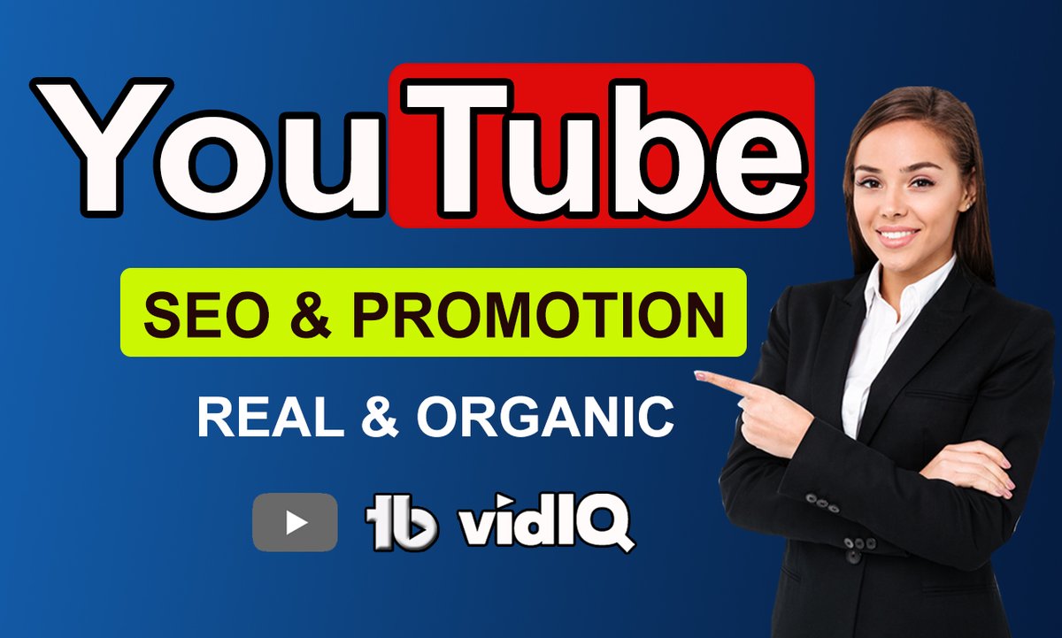 I will do youtube video SEO and organic video promotion
Hi there, Are you looking for a Youtube Video SE-O expert and promoter?
If your answer is yes, then you have come to the right place.
fiverr.com/share/V0xVRB
#YouTube #youtubevideo #SEO #PROMOTION