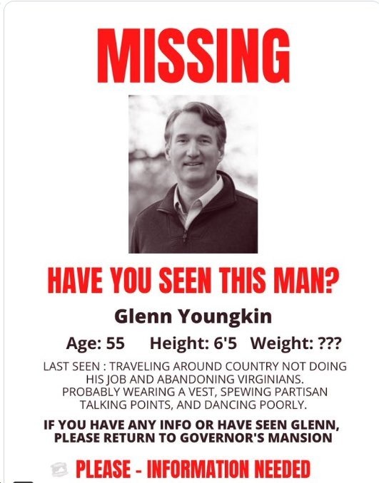 AndrewDoris1's tweet image. Hurricane Ian must&apos;ve been a real inconvenience for the Governor.

It forced him to return to Virginia just long enough to feign concern, declare a state of emergency - and then immediately leave again to campaign in other states.