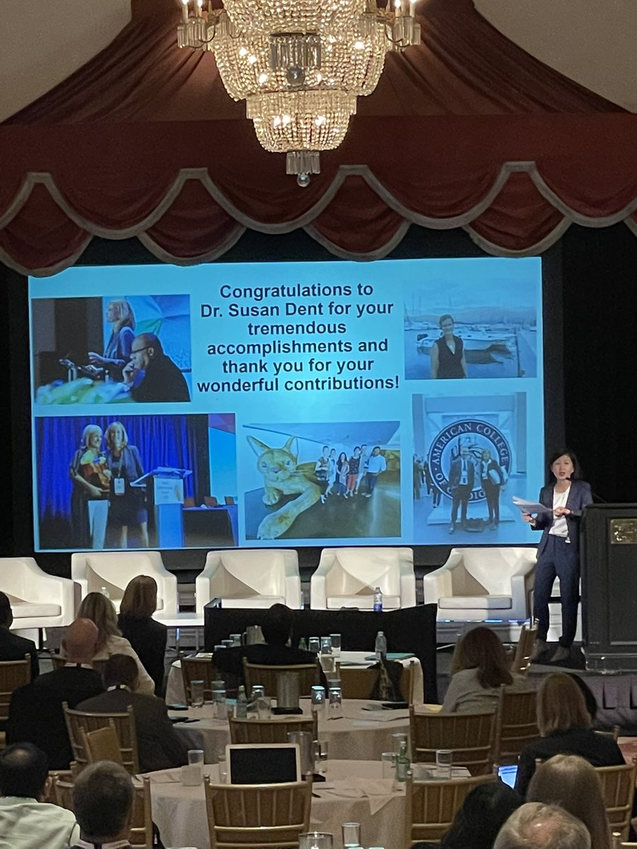 Dr_Mike_Fradley's tweet image. The incomparable @sdent_duke the 2022 Thomas Force Leadership In #CardioOncology Award presented by Bonnie Ky the 2021 winner.  No one more deserved of this honor.  #cardioonc #gcos2022 @DukeCardiology @DukeCancerNETWK