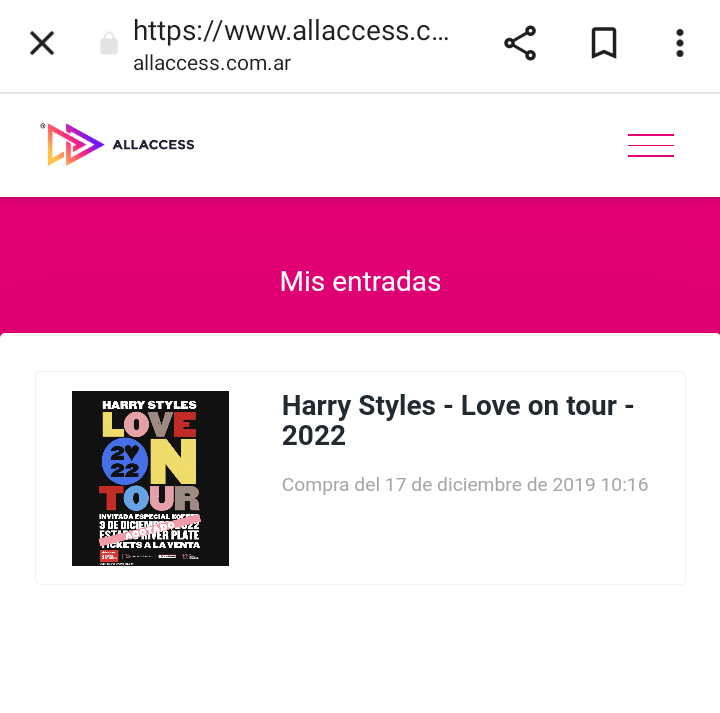iswftyle's tweet photo. ‼️VENDO UNA ENTRADA PARA HARRY STYLES EN ARGENTINA RIVER PLATE FECHA 3/12 SECTOR CAMPO GENERAL‼️
INTERESADOS AL MD
Palabras claves: vendo compro harry styles show concierto buenos aires entradas estadio river plate all access campo https://t.co/pp4iYfcGkO