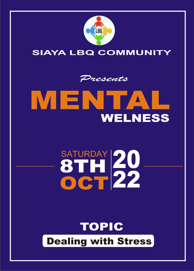 It's easy to say "am okay"
But are we really okay: living in a society where we are constantly descriminated and the current economic hardship, we got to check our mental health.
This Saturday,8/10/2022 lets learn more on how to manage stress. 
Don't miss
#MentalHealthMatters