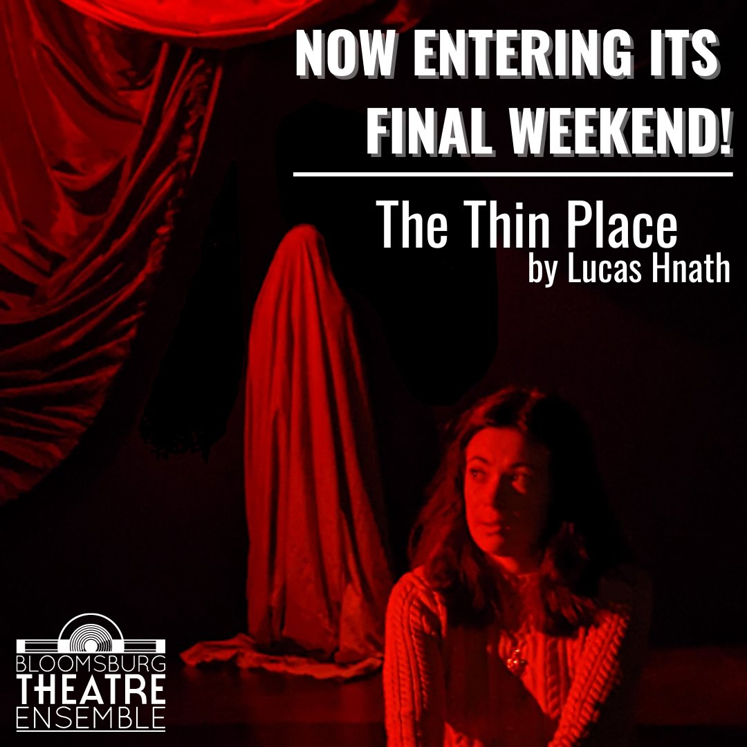 ONLY FOUR CHANCES LEFT to experience Lucas Hnath's captivating ghost story👻✨ Visit bte.org or call our Box Office at 570-784-8181 to reserve your seats today!