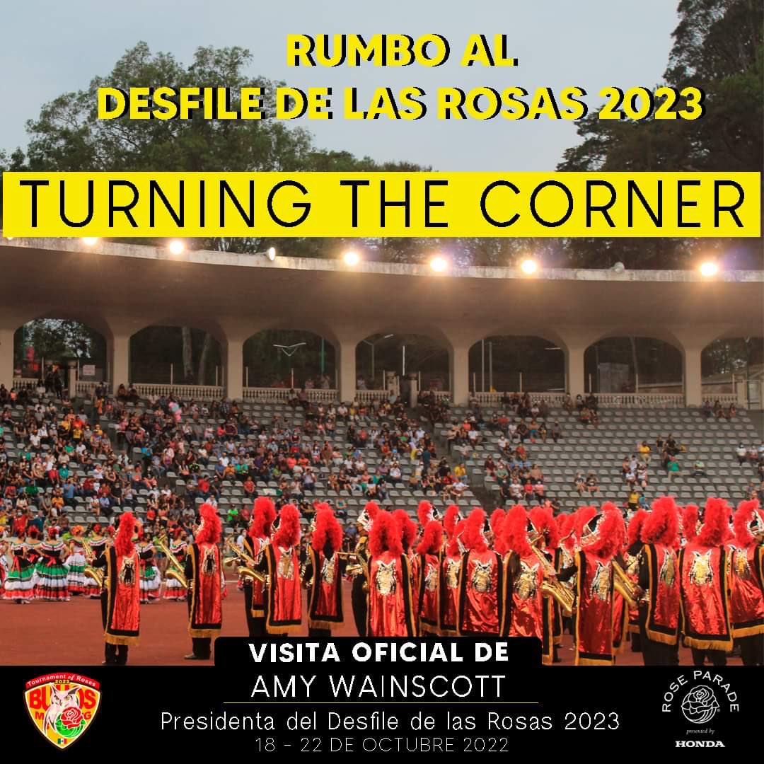 buhosmb's tweet photo. Muy pronto recibiremos la visita en nuestra capital #Xalapa de la Amy Wainscott, Presidenta del @RoseParade 2023 🦉🌹
¡Estamos muy emocionados por recibir su presencia y demostrar que estamos listos!
#TurningTheCorner
#OrgullosamenteBMB https://t.co/RMvp0TVQUC