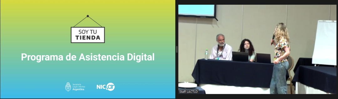 nichaiti's tweet photo. Digital Transformation 
Digital Assistance Program by Tamara Zylbersztejn (.AR)
@LACTLD Technical and Commercial Workshop in Santa Cruz de la Sierra, Bolivia
#LACTLD #LACNIC38 #LACNOG2022 https://t.co/1EZKvI8Ovu