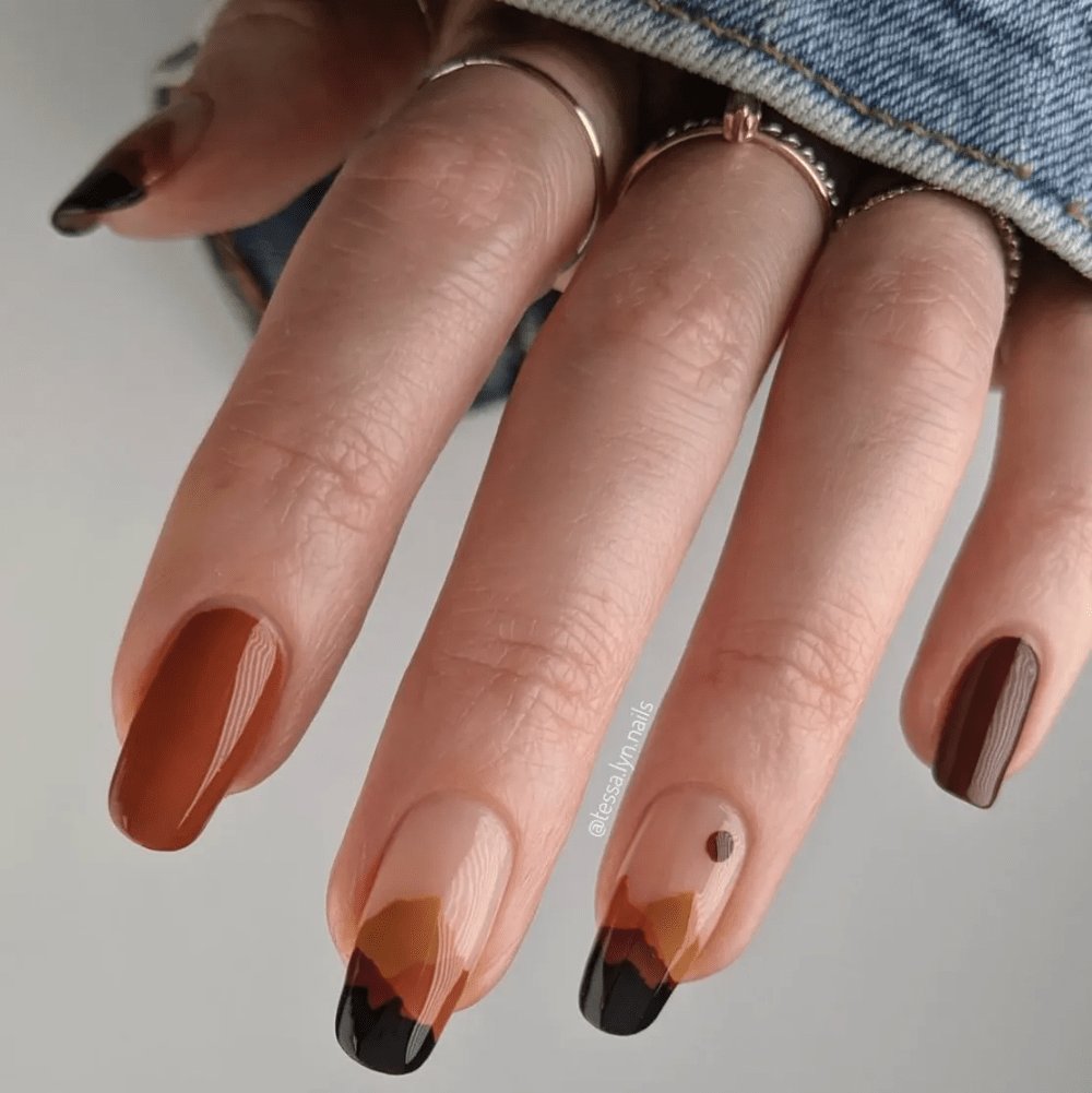 KerionaRose's tweet photo. Chocolate Drop  #nailart #kerionarose  #October 

https://t.co/UpFaVFzjh1 https://t.co/v2kxDF6nUw
