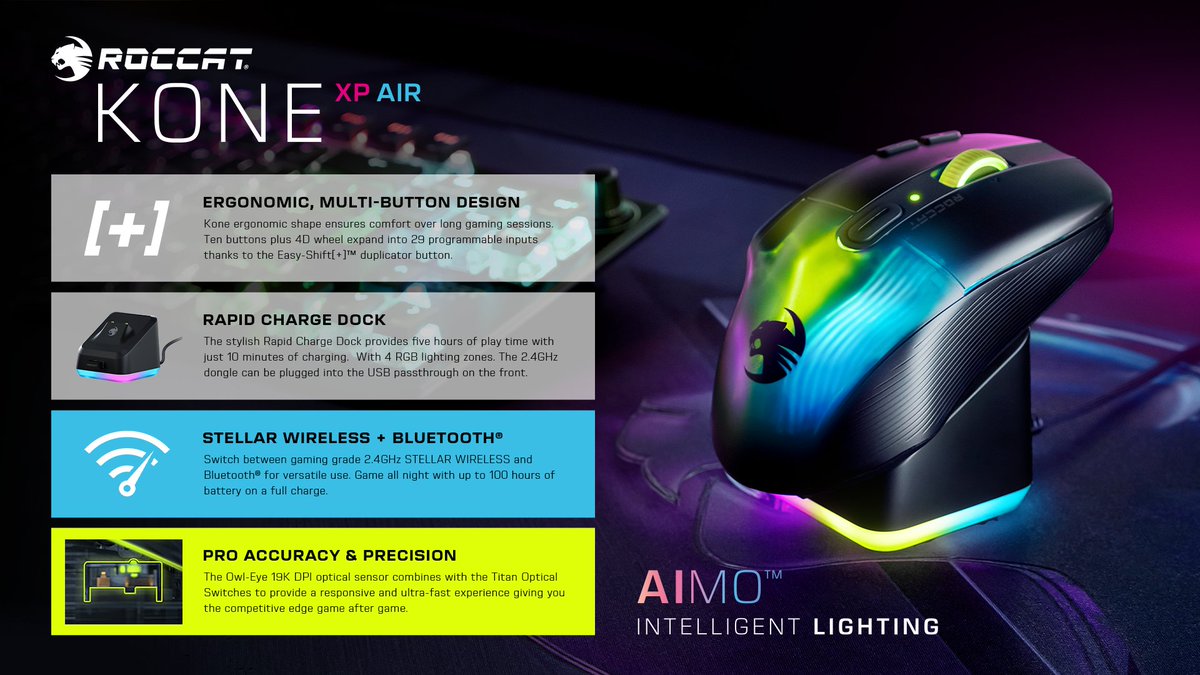terabellum's tweet photo. Got a little extra in store for today's stream! 💚

I've been sent a brand new Kone XP Air Gaming Mouse courtesy of @ROCCAT!

We're unboxing it live and using it all stream to play more Stormblood MSQ in FFXIV!

https://t.co/AbOuXP69u1 https://t.co/u5XQvvIdd5
