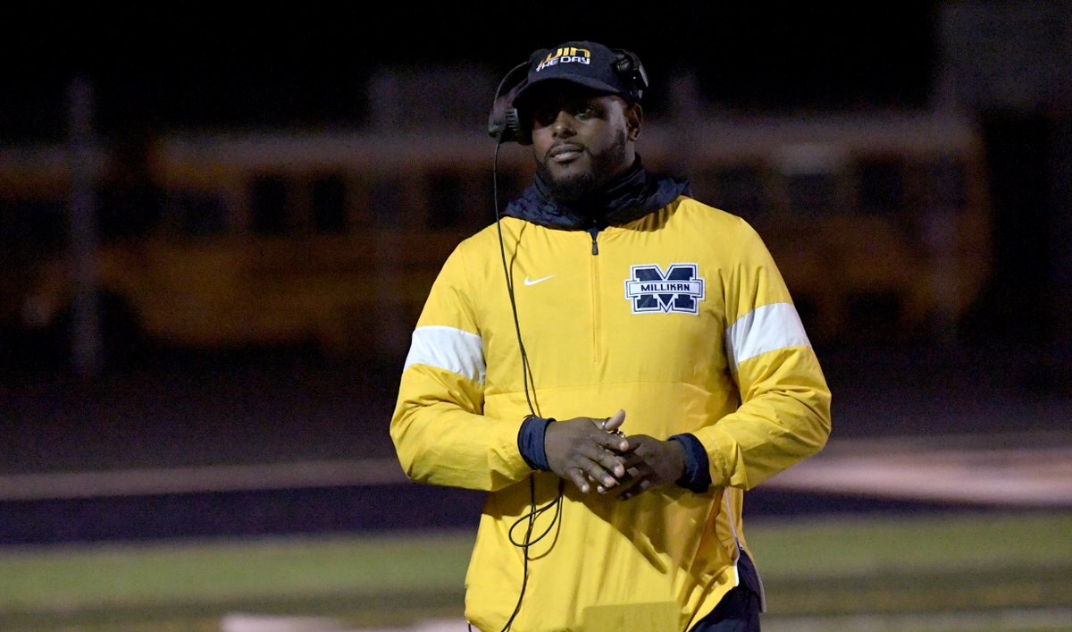 562sports's tweet photo. Breaking: Millikan football coach Romeo Pellum has been reinstated and is back on the field for the Rams immediately ahead of a huge rivalry game with Lakewood tomorrow night

https://t.co/R8RTd7aMXR https://t.co/YbJAzsa5KE