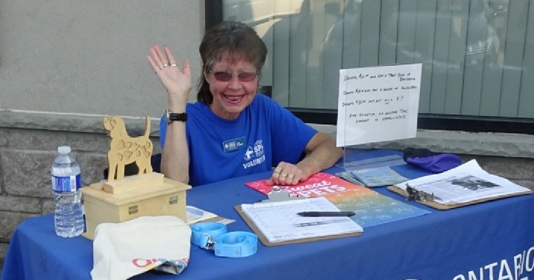 OntarioSPCA's tweet photo. Lee Duguid started fundraising for the Ontario SPCA in Sudbury in 1993. Now #sweatforpets, the campaign aims to inspire people of all ages to set a personal fitness goal and have fun, while raising funds to help give animals in need a second chance: https://t.co/itXsqB6yAe https://t.co/NnJzw3bH8m