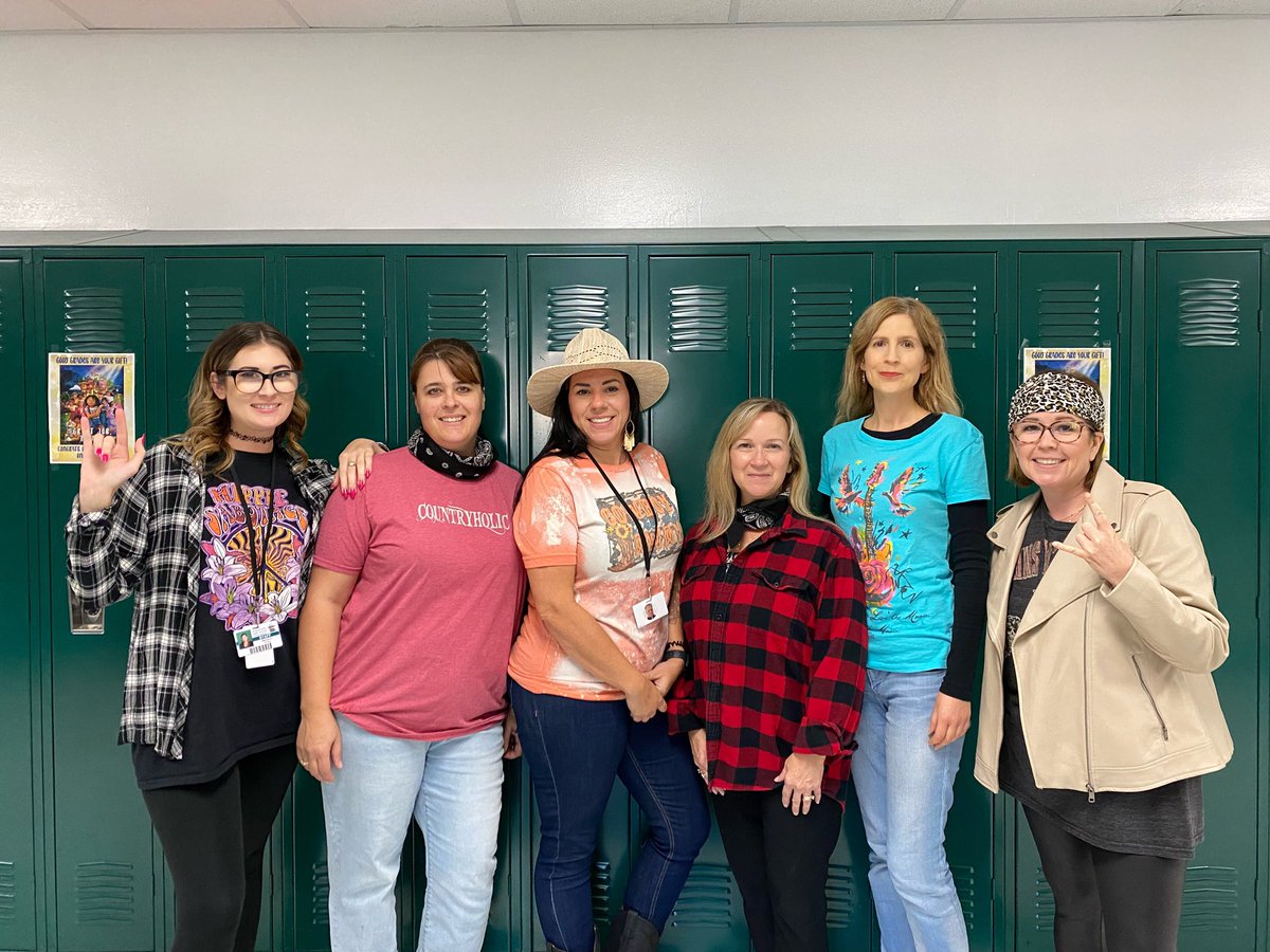 A bunch of Country and Rock stars in the FCS department today for spirit week. <a href="/PattonvilleSD/">Pattonville Schools</a> <a href="/Pattonville_HS/">Pattonville HS</a>