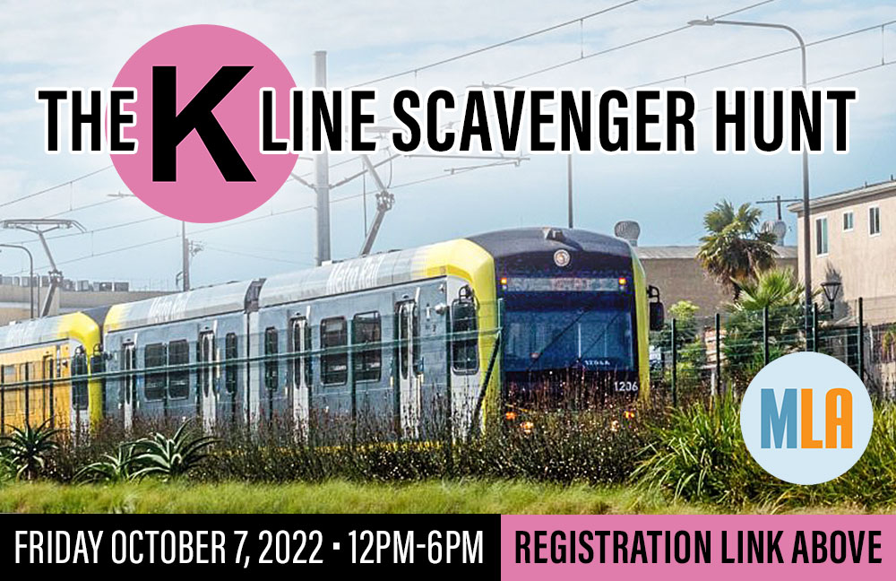 There's been talk of restoring rail transit on the Crenshaw Corridor since the late 1940s! And it's finally here—the K Line opens tomorrow!—and we're hosting a K-Line Scavenger Hunt! Win TAP Cards &amp; really cool t-shirts: register and more info HERE: bit.ly/3V83EbV