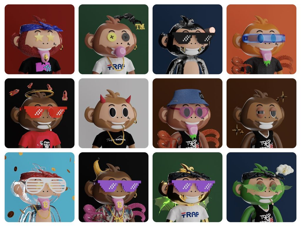 sentsationsg's tweet image. 🎁 FREE TrapMonkie NFT🎁
Sold out Genesis &amp;amp; Mutant collection
Sold out 8888 collection

🏆 Prize :
1x  Random TrapMonkie NFT
 
To Enter :
1️⃣ Follow @TrapMonkie &amp;amp; @sentsationsg
2️⃣ Like RT Tag 2 buddies 
3️⃣ Join :discord.gg/GfKE9ZU9Kn

⏳24 hours!

#TrapMonkie #NFTgiveaway #NFT