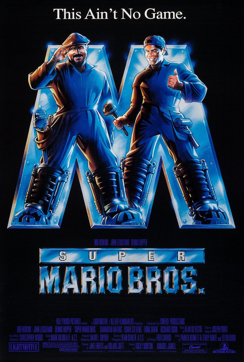 Chris Pratt may be the next Mario, but never forget the **real** Super Mario Brothers Movie with Bob Hoskins, John Leguizamo, and Dennis Hopper from 1993. Instant Classic.