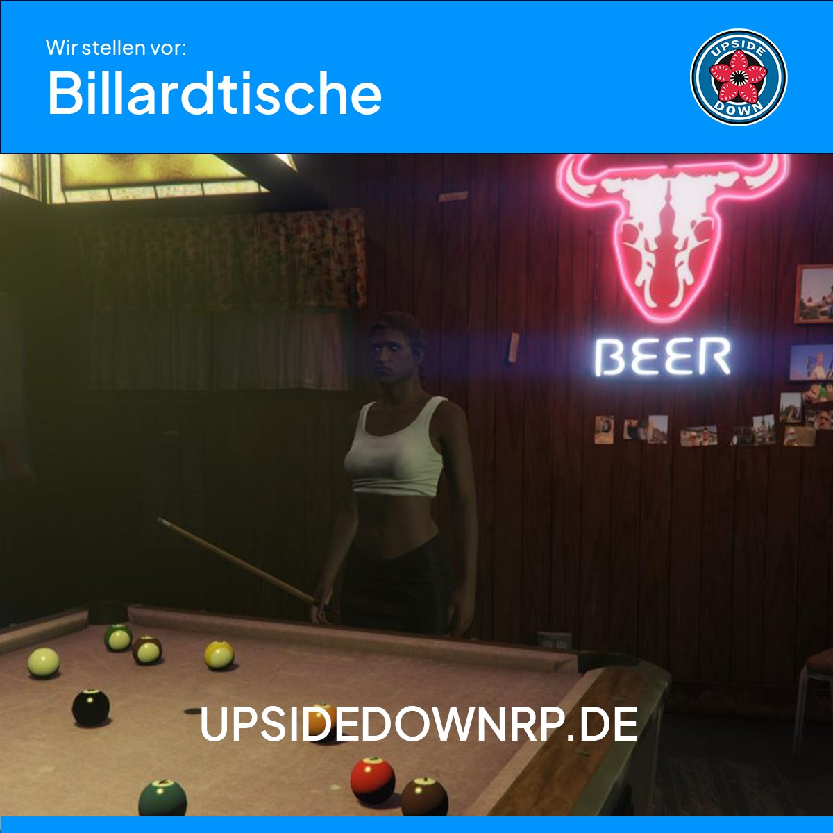 CyberVde's tweet photo. Einfach mal mit den Freunden einen entspannten Spieleabend machen? 🤫

Wir stellen vor: Billardtische! 🎱 https://t.co/7hluBq9p7t