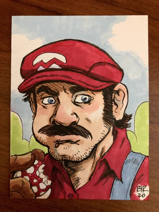 Here's what I think the Mario Bros and their evil doppelgängers should look like, apparently. #SuperMarioBrosMovie 