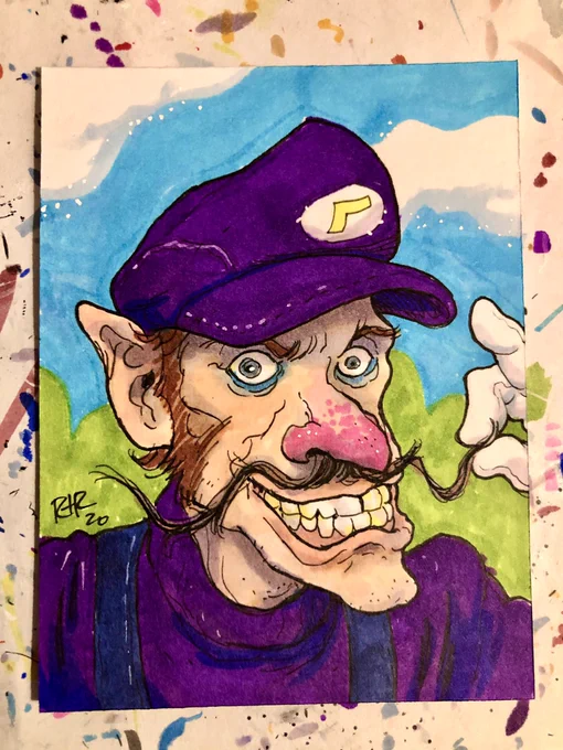 Here's what I think the Mario Bros and their evil doppelgängers should look like, apparently. #SuperMarioBrosMovie 