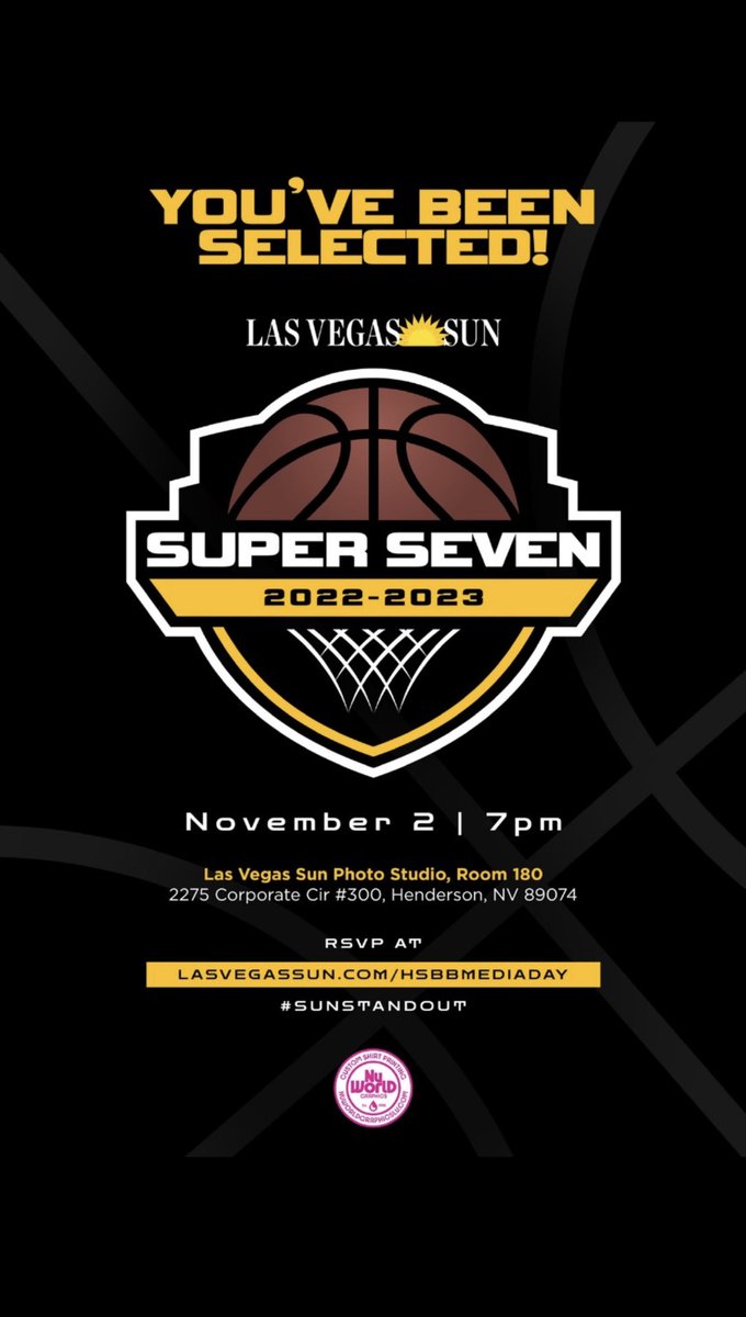 Congratulations to <a href="/kaylee_w14/">Kaylee W</a> and the  other six amazing players selected to the <a href="/LasVegasSun/">Las Vegas Sun</a> #Superseven.  <a href="/theballdawgs/">Ball Dawgs</a> <a href="/centennialgbb/">Centennial HS GBB</a> <a href="/LadyCougarsbba/">Coronado Lady Cougars</a>  <a href="/raybrewer21/">Raymond Brewer</a> <a href="/Billy_Hemberger/">Billy Hemberger</a>