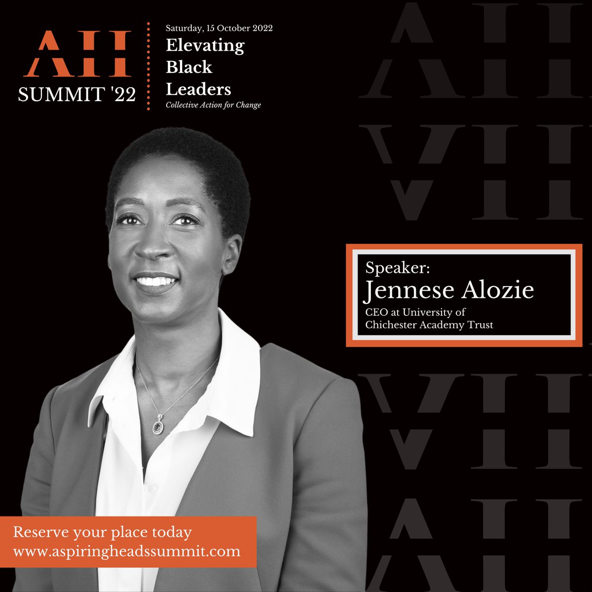 AspiringHeads's tweet photo. Need to know how to break through barriers, accept no nonsense, gain senior positions and show up as your authentic self? Then this is for you! You do not want to miss this! #AHSummit #Collectiveaction #AspiringHeads https://t.co/C3h4vACMPj