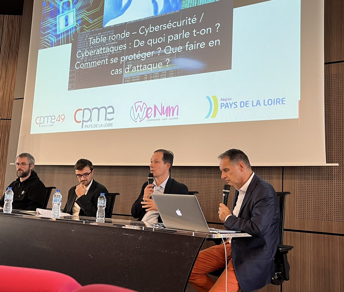 Merci à <a href="/TGS_France/">TGS France</a>, l’<a href="/ANSSI_FR/">ANSSI</a> et la <a href="/cpme49/">cpme 49</a>  pour cette soirée sur le thème des <a href="/cybervictimes/">Cybermalveillance.gouv.fr</a> ! Protégez vos données pour sauver votre #entreprise ⚠️<a href="/generalifrance/">Generali France</a> #numerique #cyberattacks #Ransomware