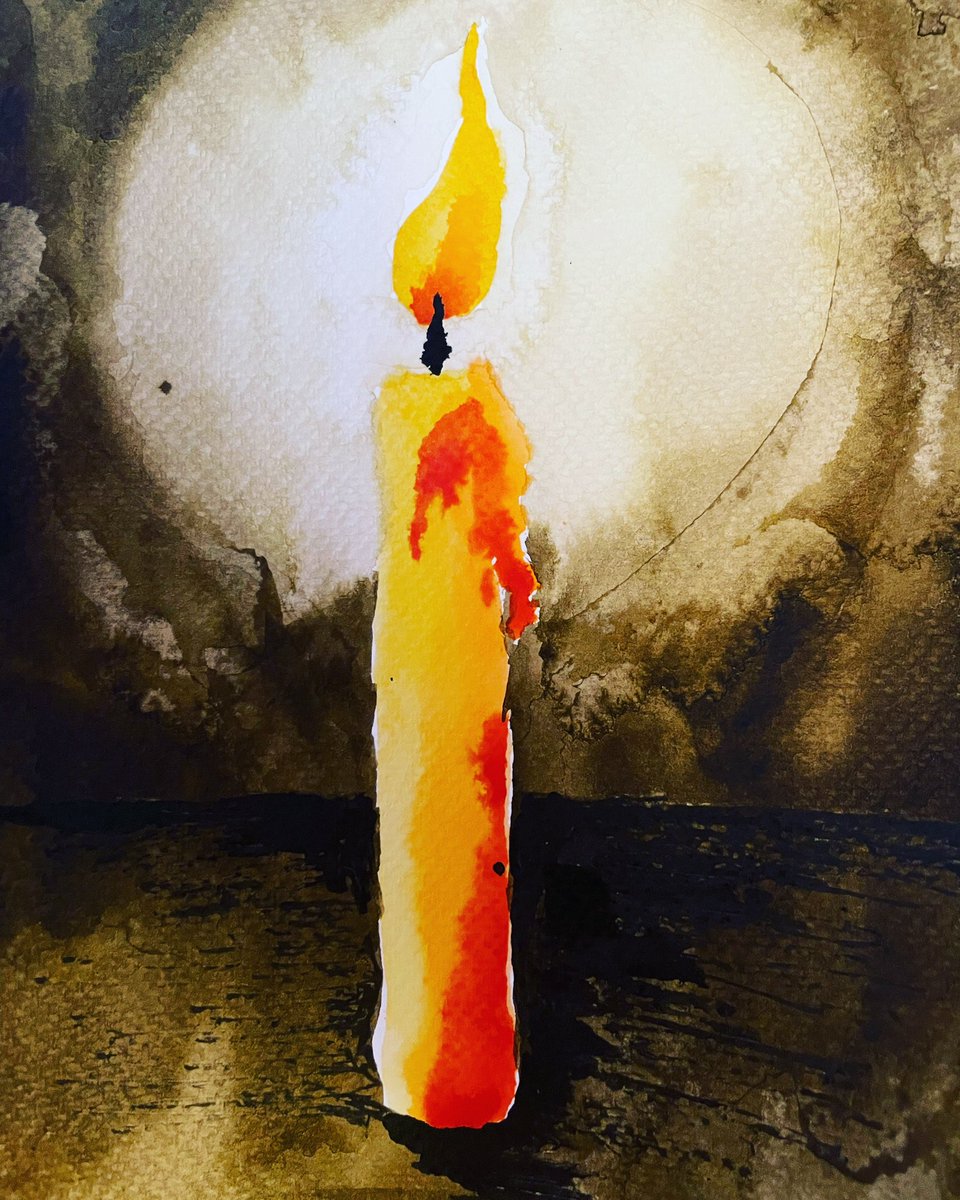 Meg_G_author's tweet image. Yesterday’s #inktober was #flame and I got a shiny new #sepia #ink so had to #light up the #dark with a #candle. #inktober2022 #inktober2022flame #inktober2022day5