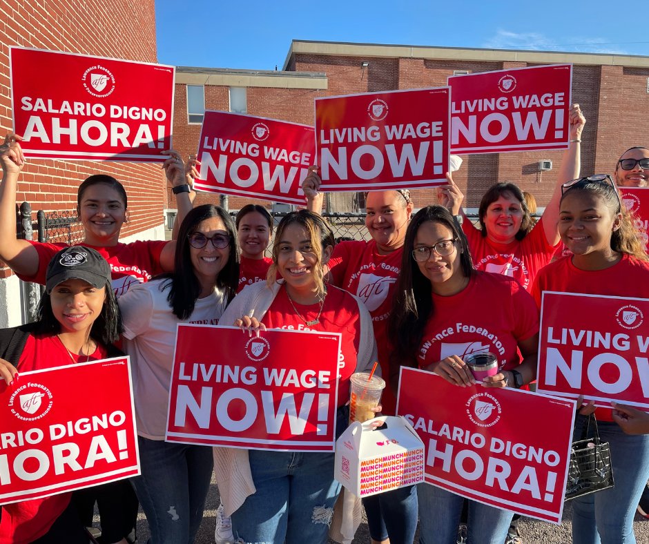 Tell Commissioner Jeff Riley: Lawrence Public School Paraprofessionals and Support Staff Deserve a Living Wage!. Write one here: actionnetwork.org/letters/tell-c…