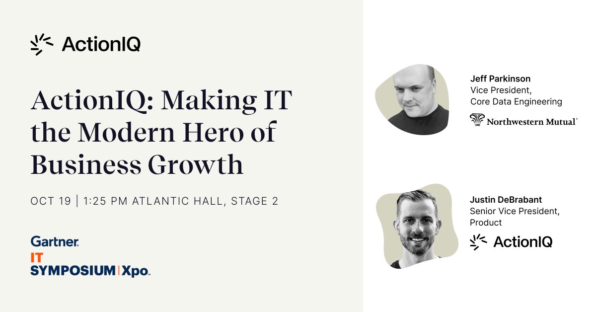 Will you be at #GartnerSYM to join us for our session <a href="/NM_Financial/">Northwestern Mutual</a>?  We’ll be discussing trends and shifts in platform engineering in favor of IT control and data governance. Let's connect and see if we can solve your IT pain points: bit.ly/3VbKFgs

#ITservices #cx