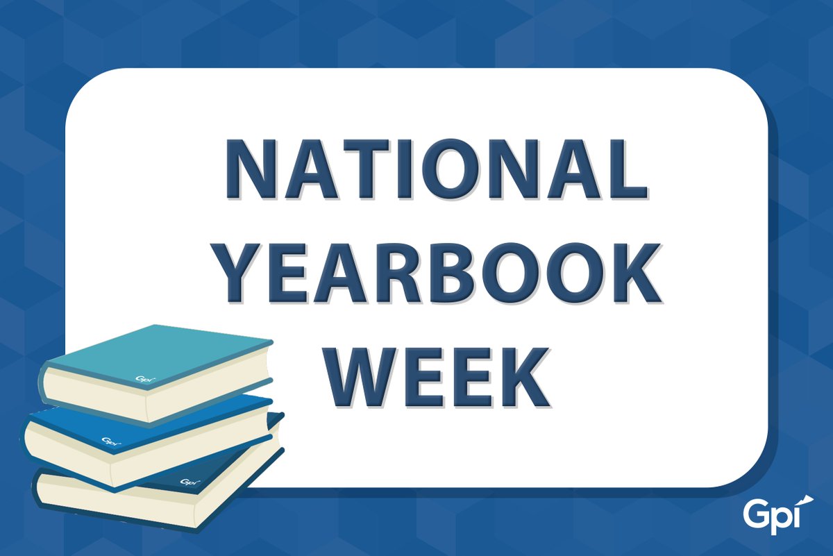 GeskusPhoto's tweet photo. Happy National Yearbook Week from your GPI Team! 📚 #nationalyearbookweek https://t.co/TWLy5XKYK7